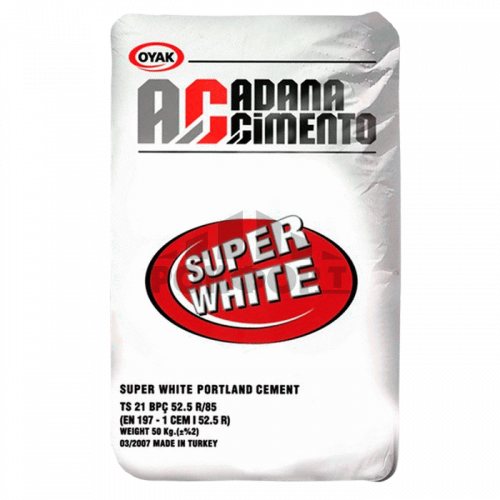 adana цемент супер белый (50 кг)
